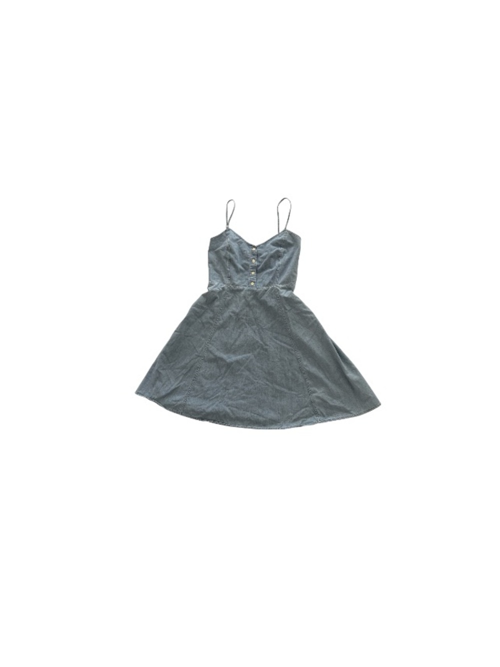 GAP Light Blue Denim Spaghetti Strap Dress - Women’s Size 4